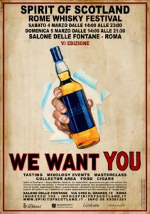locandina Spirit of Scotland Rome Whisky Festival 2017 1